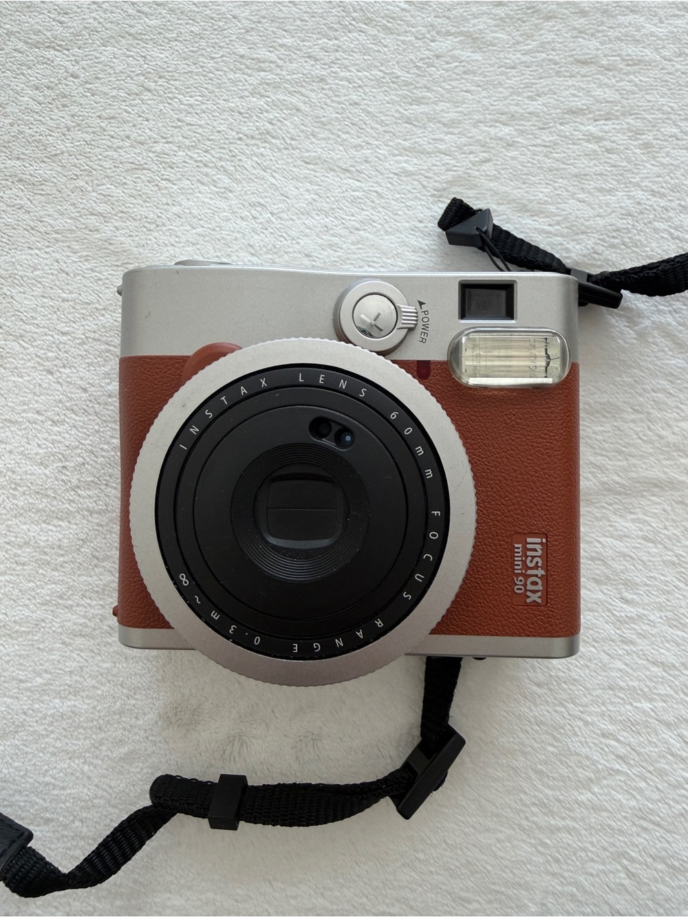 Fujifilm Instax Mini 90 Neo Classic Instant Camera Brown Silver OS